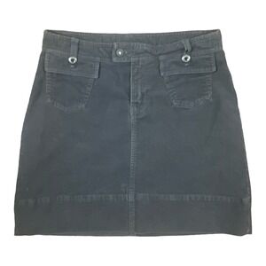 Patagonia Gray Corduroy Skirt women's Size 6 GUC